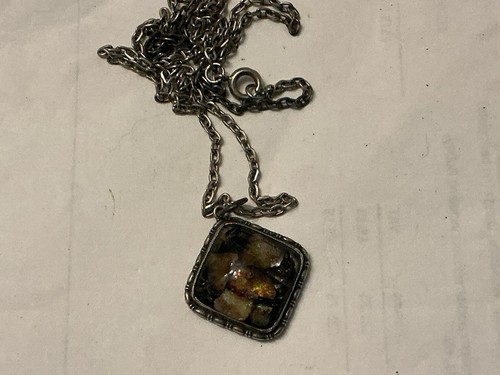 Vintage silver australian - vintage, opal