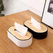 Table Wooden Tissue Box