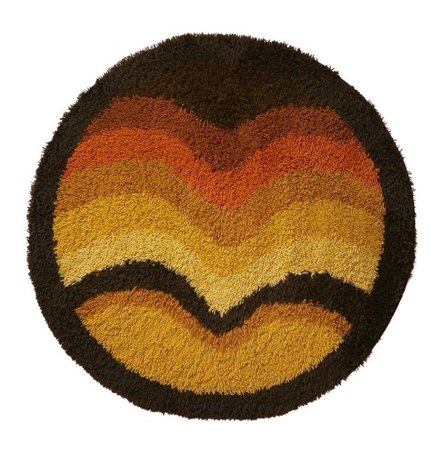 Desso shag round - round, rug