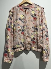 Stitch Ministry Jacket 16  Light Weight  Floral Bomber Ladies