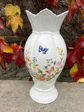 Large Aynsley Vase [ COTTAGE GARDEN ] 30 cm tall.