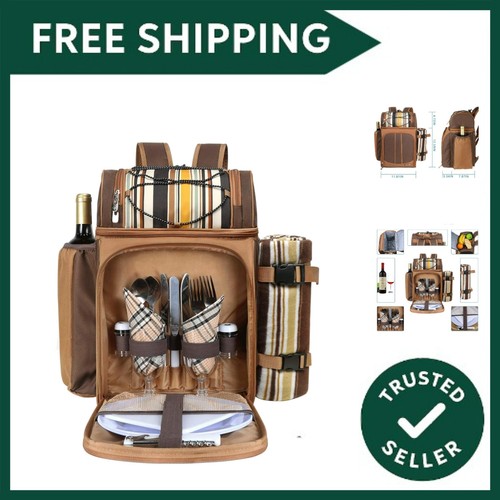 Picnic basket backpack - picnic,
