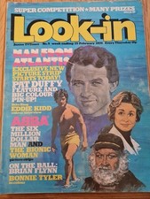 Vintage LOOK IN Magazine 25 FEBRUARY 1978 Man From Atlantis Abba Bionic LK430