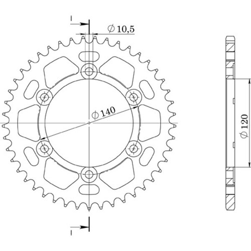 Aluminum crown p530 - aluminum,