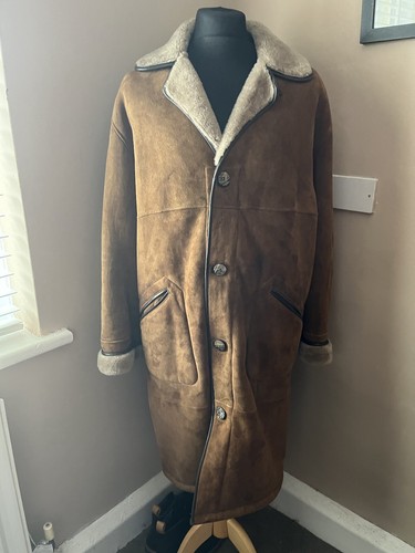 Higgs sheepskin long coat - higgs,