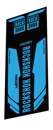 Rockshox reba fork decal kit - reba,