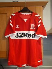 Middlesbrough Fc medium adult home football shirt,  2018/19 season.