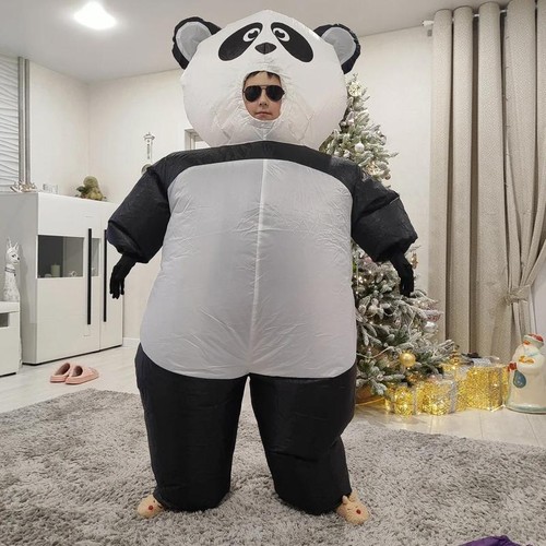 Giant panda inflatable mascot - giant,