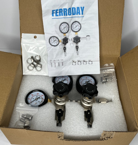 Co2 regulator for dual tap - co2,