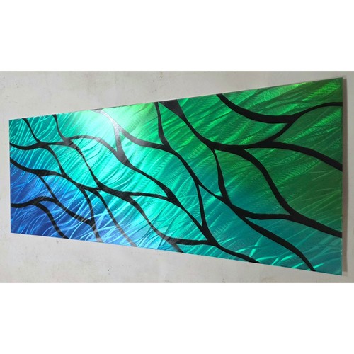Modern abstract metal wall