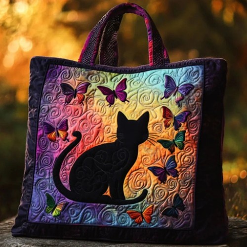 Vintage women printed tote - tote, bag