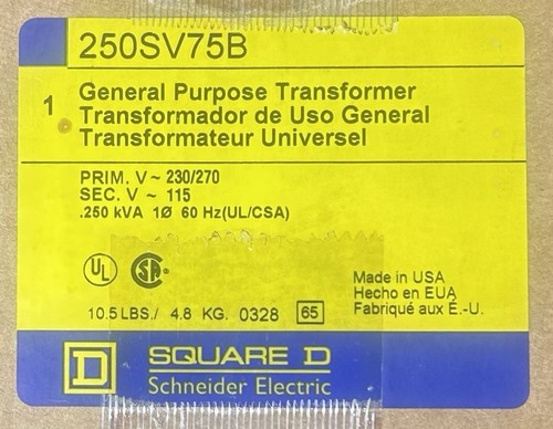 Square 250sv75b general - d,