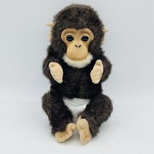 Hasbro Fur Real Friends Interactive Baby Monkey Chimpanzee 9” Toy Working