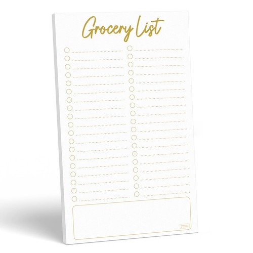 Grocery list pad - grocery,