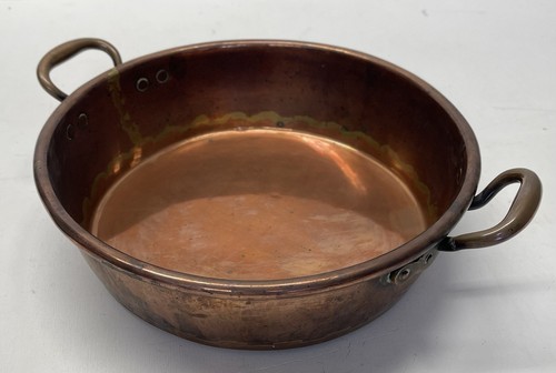 Large vintage brass copper jam - brass/copper,