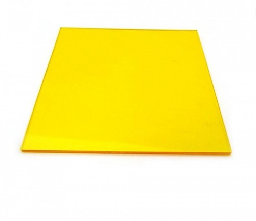 Square coloured yellow filter - square,
