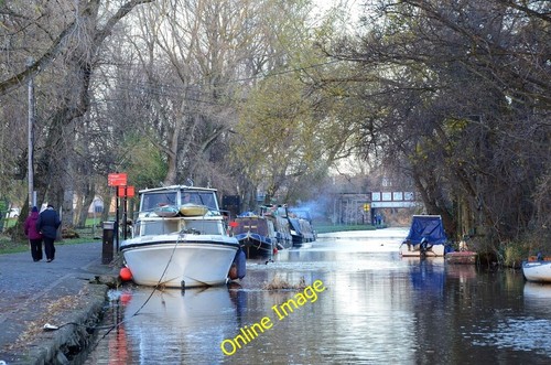 Photo 6x4 union canal - union, moorings