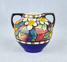 Vintage Art Deco Ceramic Vase Thomas Forester Phoenix Ware ' Roma '  12.5 cm