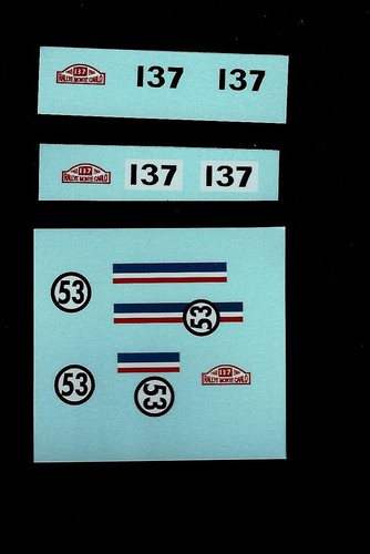 Matchbox transfers decals - transfers/decals,