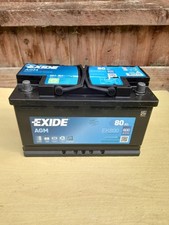 Exide 115 110 AGM Car Battery EK800 80Ah 800CCA - Audi BMW Ford Merc EK800