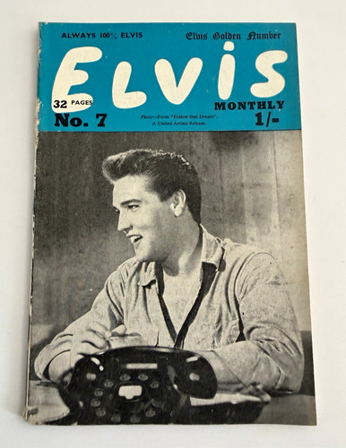 Elvis monthly magazine 7 - elvis, no.
