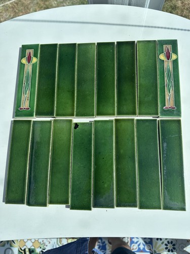 Antique art nouveau - nouveau, green