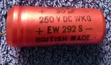 Vintage Capacitor C.C.L. 30μF 250V DC WKG