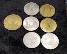 Small Collection Of 7 Collectors Coins  - See Pictures. Belgian Heritage Etc