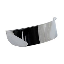 CHROME HEADLIGHT VISOR/PEAK