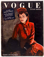BETTY MCLAUCHLEN Horst DIANA COOPER Vogue 1941 Sept WW2 PROPAGANDA Carl Erickson