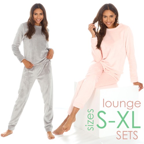 Ladies long sleeved lounge set - long,