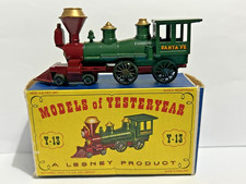 MATCHBOX MODELS OF YESTERYEAR  Y-13  SANTE FE  LOCOMOTIVE  BOXED