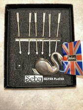 Seba Silver Plated Swan &