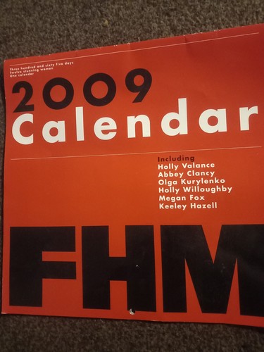Fhm 2009 calendar - fhm,