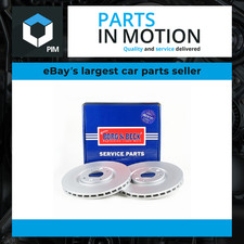 2x Brake Discs Pair Vented