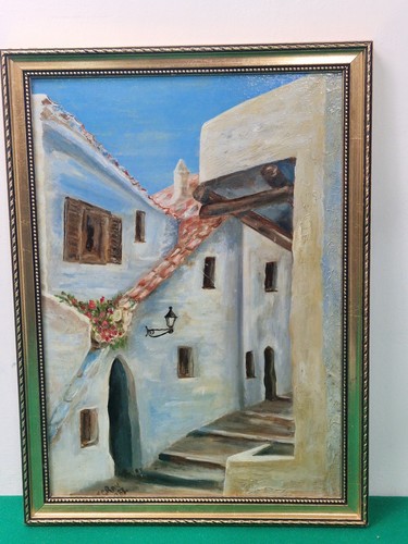 1983 framed menorca street - framed,