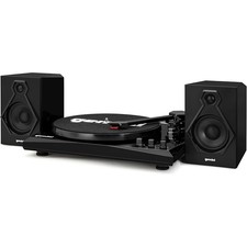 Gemini Sound TT-900 - Classic Black 3-Speed Turntable with Pitch Adjustment