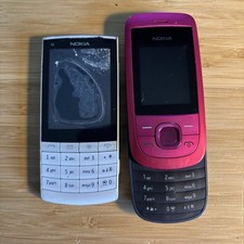 Nokia 2220 Slide + Nokia X3-02 Retro mobile phones- UNTESTED