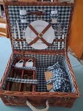 Wicker Picnic Basket Set