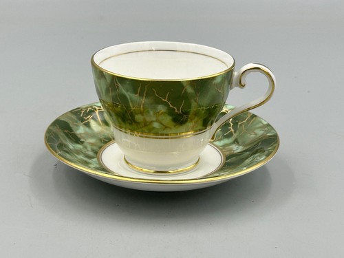 Aynsley onyx green tea cup - green,