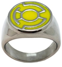 Yellow Lantern Ring made from
