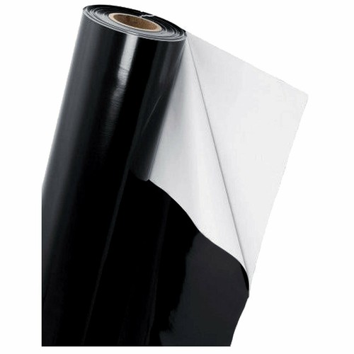 Black and white mylar - black,