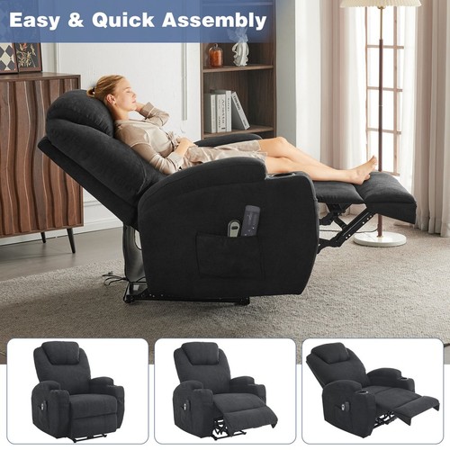 Fabric electric recliner - fabric,