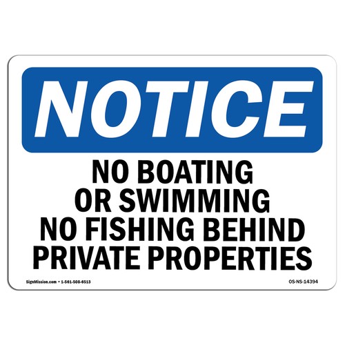 Boating swimming no - swimming,