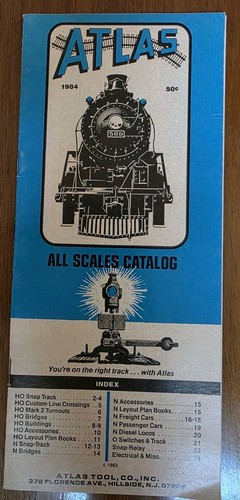 1984 atlas all scales - scales, catalog
