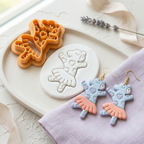 Ballerina cow polymer - cow,