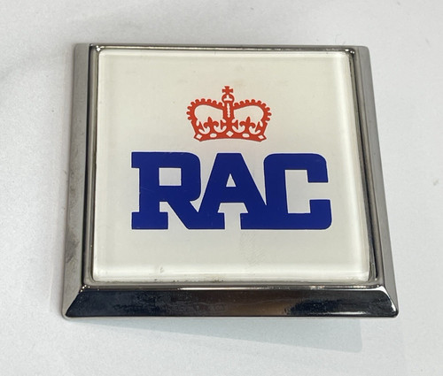 Vintage rac car grill - rac, badge