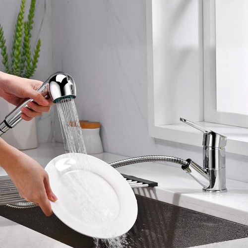 Kitchen sink mixer - sink, pull