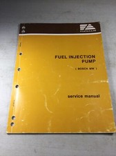 Fiat Allis Bosch MW Fuel