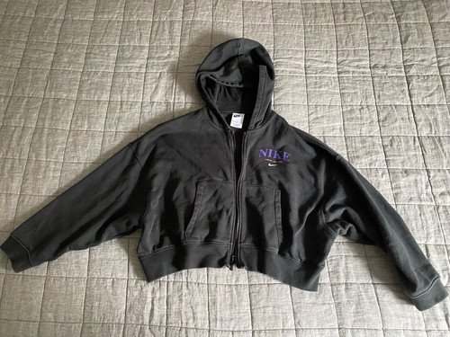 Girls nike cropped hoodie - hoodie, m